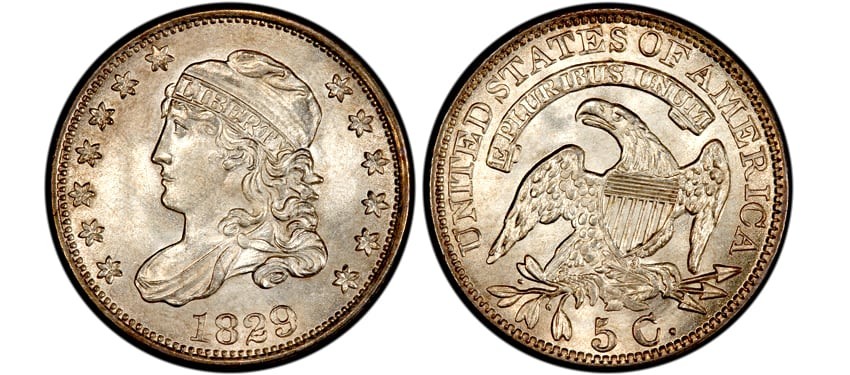 Capped Bust Half Dimes (1829-1837)